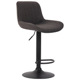Barhocker Lentini Stoff schwarz - dunkelgrau by Dropshipping-Europe – Barhocker