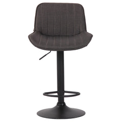 Barhocker Lentini Stoff schwarz - dunkelgrau