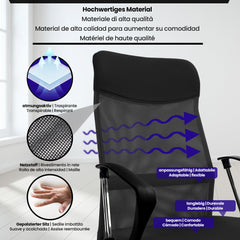 Bürostuhl Washington - schwarz