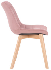 Esszimmerstuhl Passaic Samt - pink