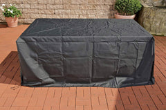 Copertura per mobili da giardino Sierra 208x157x75 cm in nero, ideale per proteggere i tuoi arredi esterni.