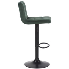 2er Set Barhocker Feni Samt - grün