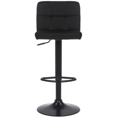 2er Set Barhocker Feni Samt - schwarz