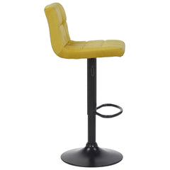 2er Set Barhocker Feni Samt - gelb