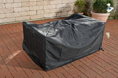 Abdeckhaube 148x83x80, Sofa & Fußhocker Molde - schwarz
