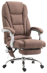 Bürostuhl Pacific Stoff mit Massagefunktion - braun
