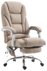 Bürostuhl Pacific Stoff mit Massagefunktion - taupe