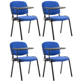 4er Set Stühle Ken mit Klapptisch Stoff - blau