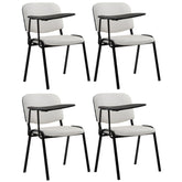 4er Set Stühle Ken mit Klapptisch Kunstleder - weiß