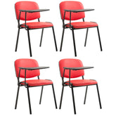4er Set Stühle Ken mit Klapptisch Kunstleder - rot