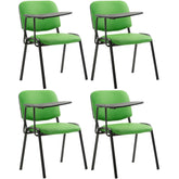 4er Set Stühle Ken mit Klapptisch Kunstleder - grün