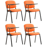 4er Set Stühle Ken mit Klapptisch Kunstleder - orange