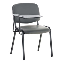 4er Set Stühle Ken mit Klapptisch Kunstleder - grau