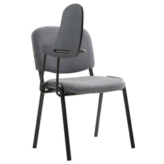 4er Set Stühle Ken mit Klapptisch Stoff - grau