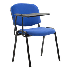 4er Set Stühle Ken mit Klapptisch Stoff - blau