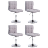 4er Set Palma Lounger V2 Stoff - grau