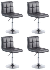 4er Set Lounger Palma V2 - schwarz