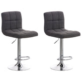2er Set Barhocker Peru STOFF C - hellgrau