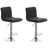 2er Set Barhocker Peru STOFF C - dunkelgrau