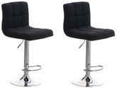 2er Set Barhocker Peru STOFF C - schwarz