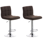 2er Set Barhocker Peru STOFF C - braun