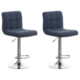 2er Set Barhocker Peru STOFF C - blau