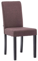 Esszimmerstuhl Ina Stoff schwarz - braun