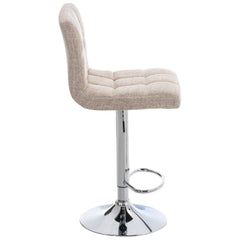 2er Set Barhocker Peru STOFF C - creme