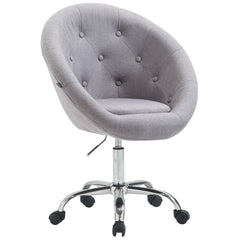Arbeitshocker London V2 Stoff - grau