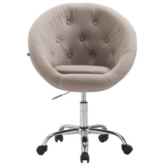 Arbeitshocker London V2 Stoff - taupe