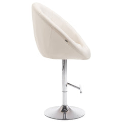 Barhocker London V2 Stoff chrom - creme