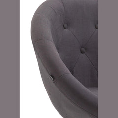 Barhocker London V2 Stoff schwarz - dunkelgrau