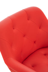 Esszimmerstuhl Langford Kunstleder - rot
