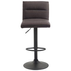Barhocker Limerick Stoff schwarz - dunkelgrau