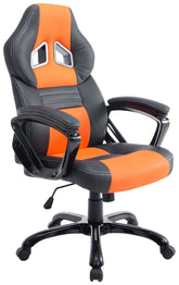 Bürostuhl Pedro - schwarz/orange