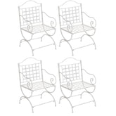 4er Set Stühle Lotta - antik weiß
