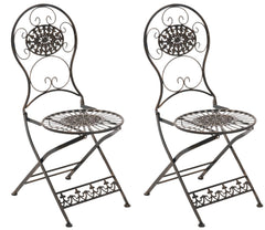 2er Set Stühle Mani - bronze