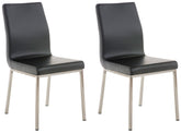 2er Set Esszimmerstühle Colmar - schwarz by Dropshipping-Europe – Esszimmerstühle