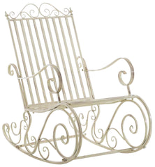 2er Set Schaukelstühle Smilla - antik-creme