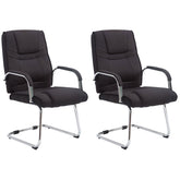 2er Set St�hle Attila Stoff - schwarz