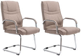 2er Set St�hle Attila Stoff - taupe