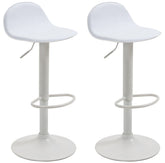 2er Set Barhocker Lana V2 wei� - wei�
