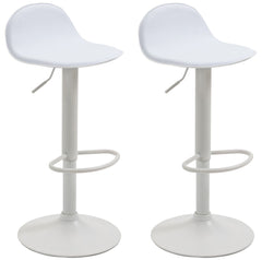 2er Set Barhocker Lana V2 wei� - wei�