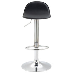 2er Set Barhocker Lana V2 Chrom - schwarz
