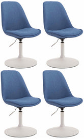 4er Set St�hle Maverick W Stoff - blau