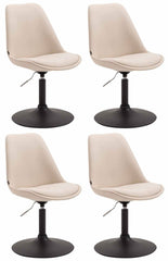 4er Set St�hle Maverick B Stoff - creme