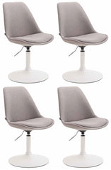 4er Set St�hle Maverick W Stoff - grau