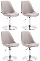 4er Set St�hle Maverick C Stoff - grau