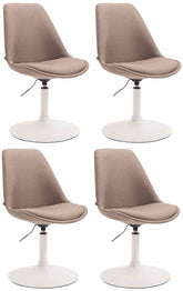4er Set St�hle Maverick W Stoff - taupe
