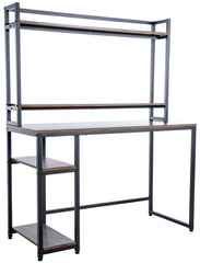 Schreibtisch Billings - schwarz/braun